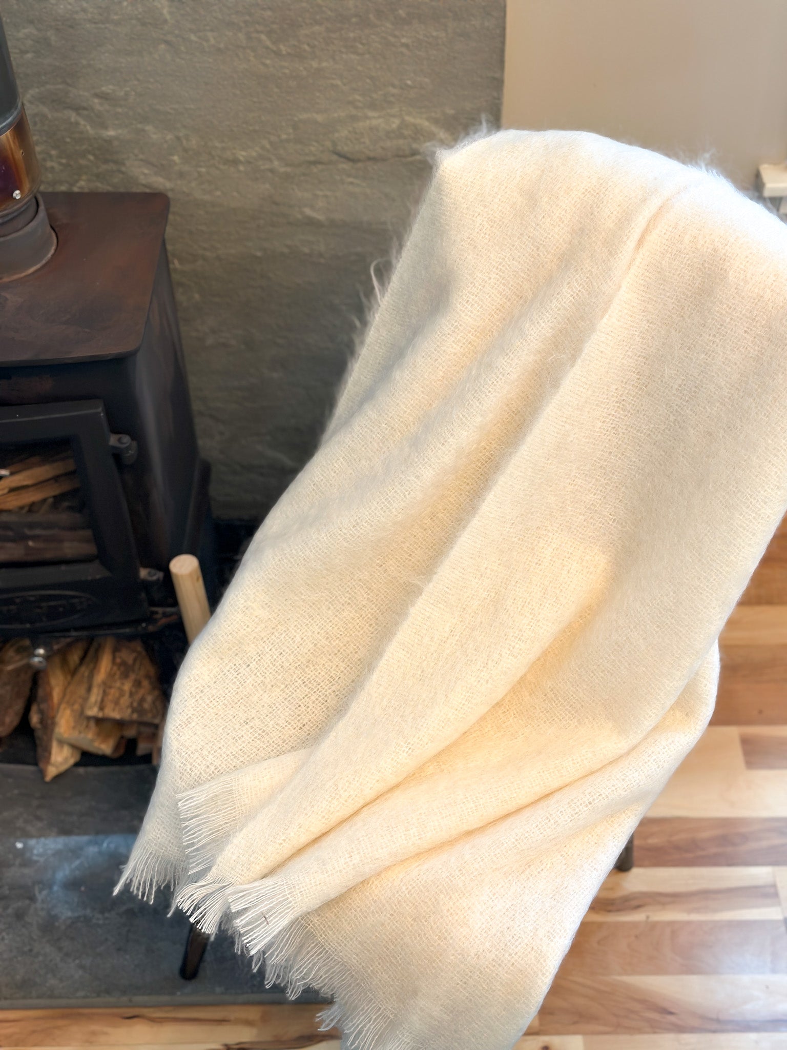 Mohair Throw Blanket