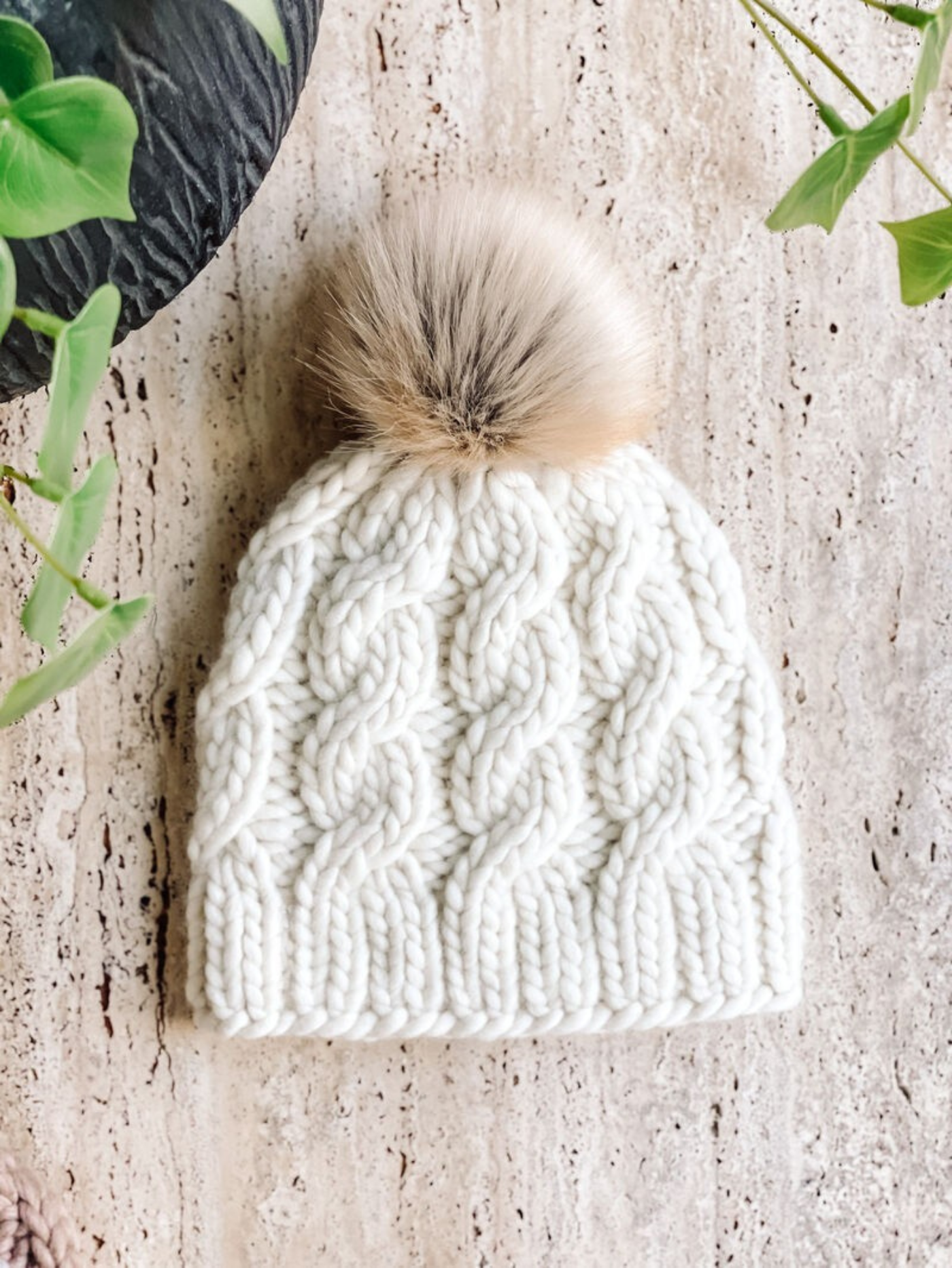 The Alpine Cable Knit Hat