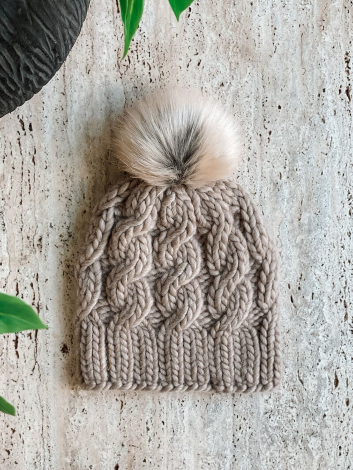 The Alpine Cable Knit Hat