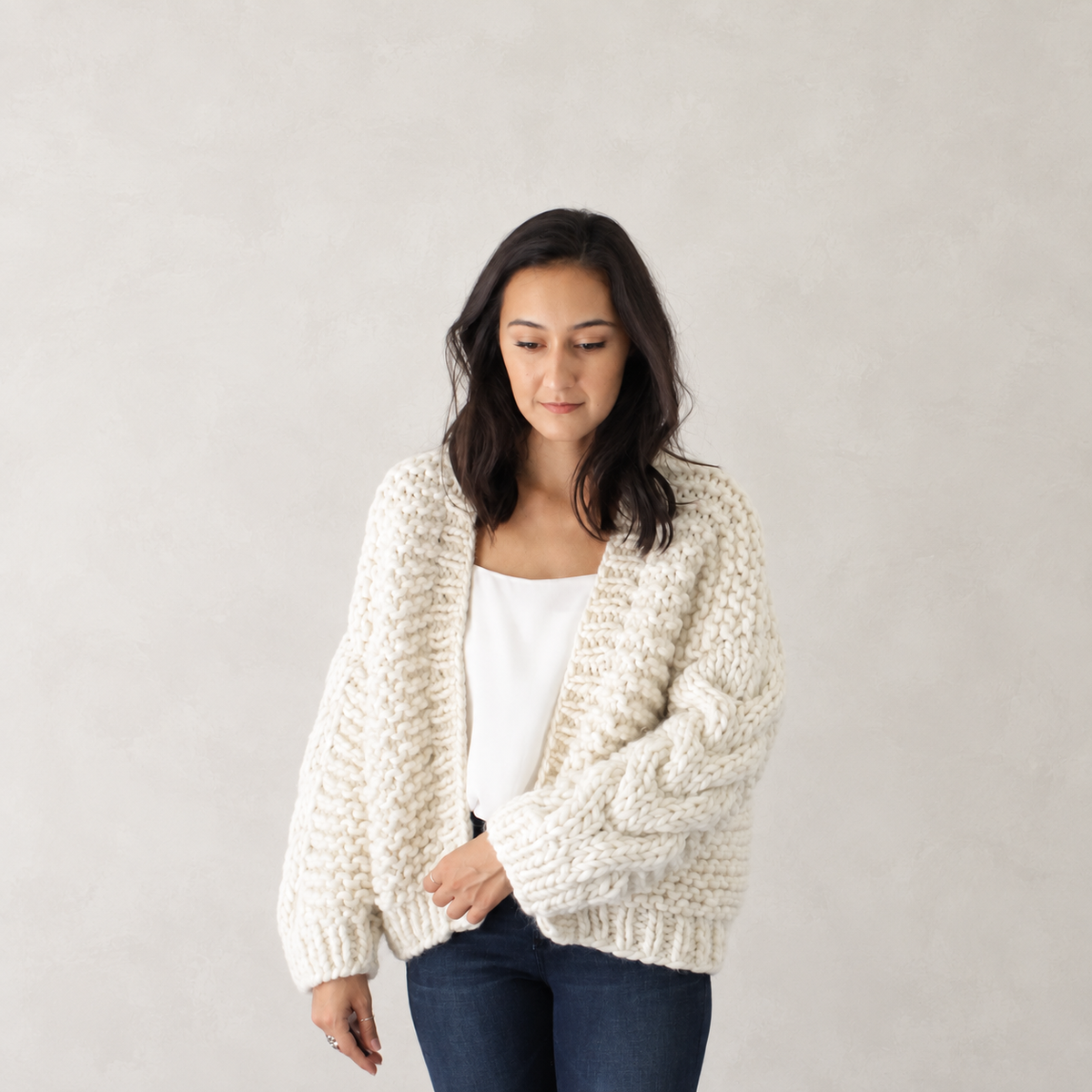 The Newbury Cable Cardigan